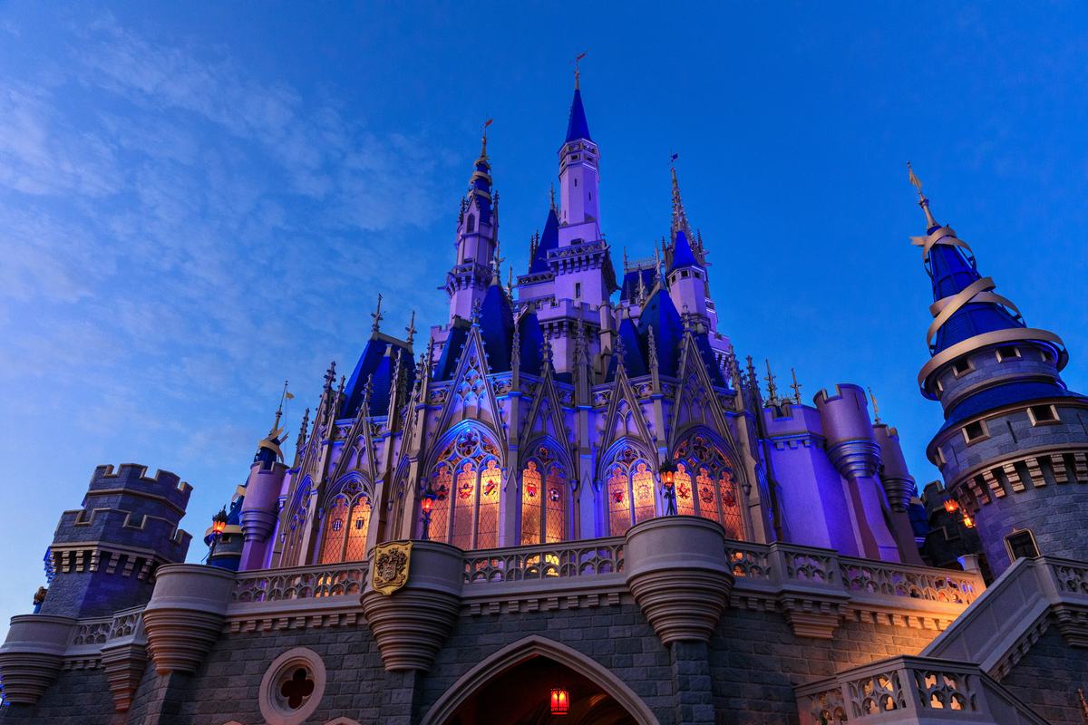Château de Cendrillon au parc thématique Magic Kingdom Château de Cendrillon au parc thématique Magic Kingdom