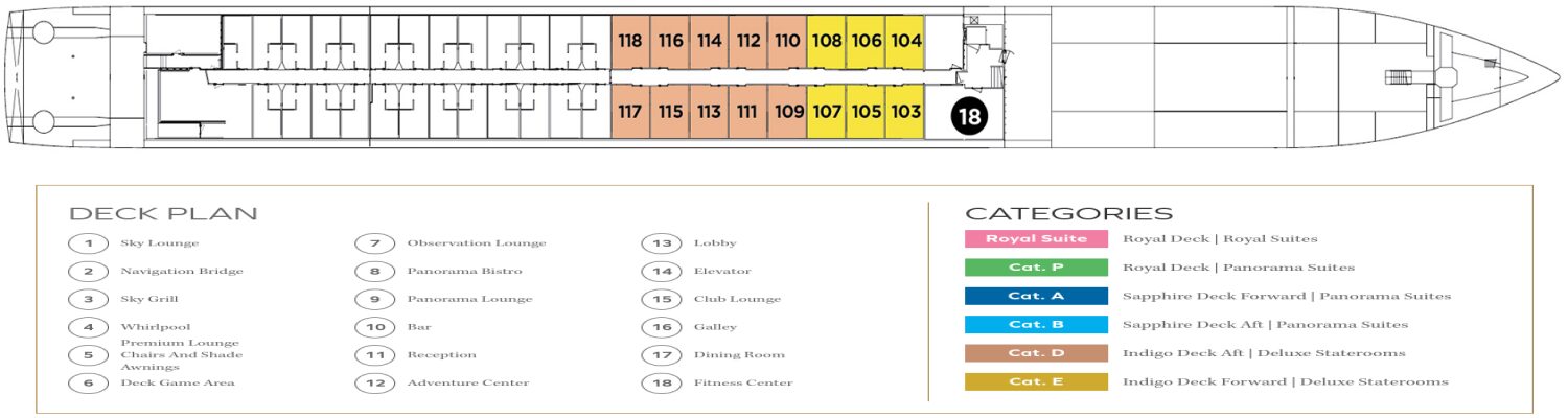 Avalon PanoramaSM Indigo Deck