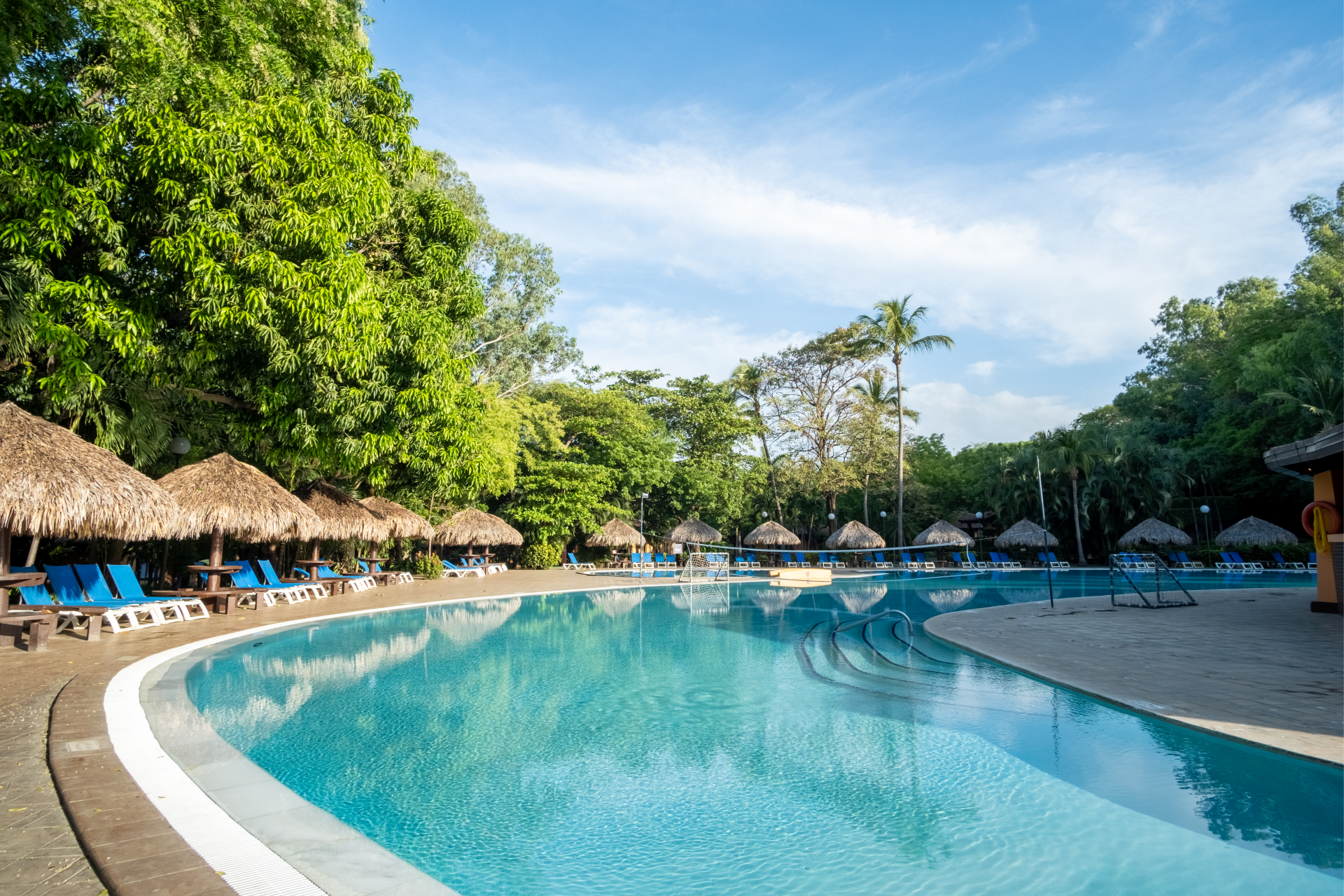 A teal pool at Barcelo Montelimar Nicaragua with Voyages Aqua Terra A teal pool at Barcelo Montelimar Nicaragua with Voyages Aqua Terra