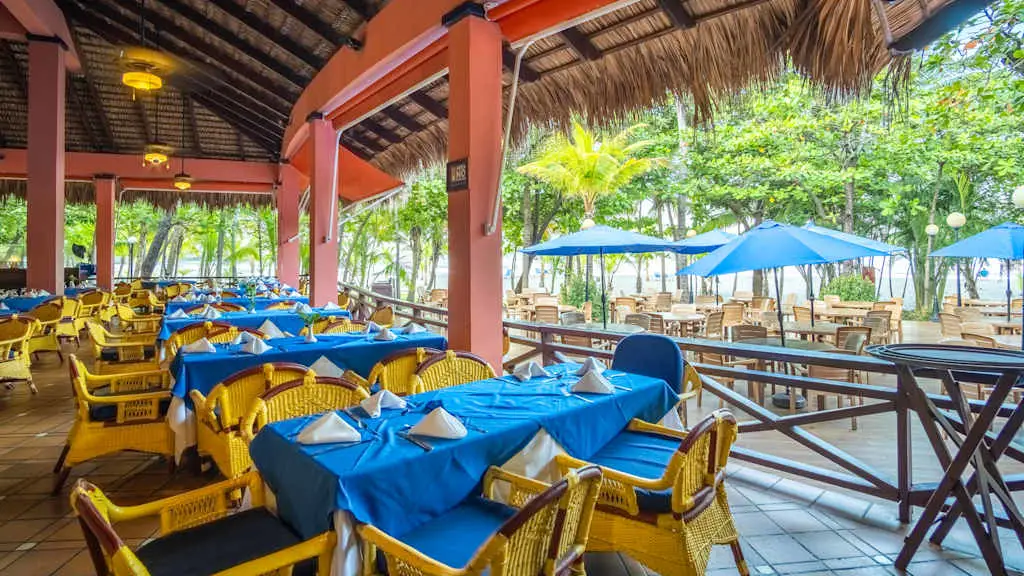 A restaurant at Barcelo Montelimar Nicaragua with Voyages Aqua Terra A restaurant at Barcelo Montelimar Nicaragua with Voyages Aqua Terra