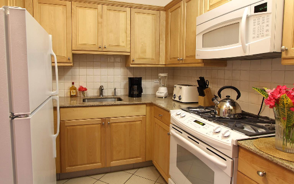 Kitchen at Carimar Beach Club