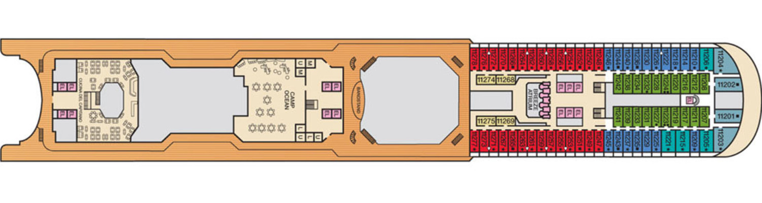 Carnival Breeze pont 11 