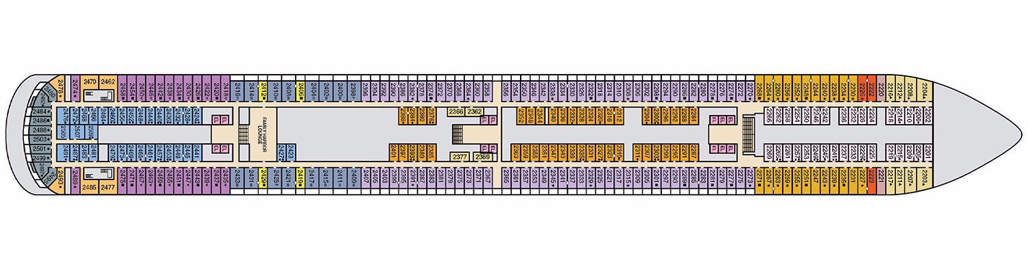 Carnival Panorama deck 2