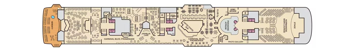 Carnival Paradise pont 9