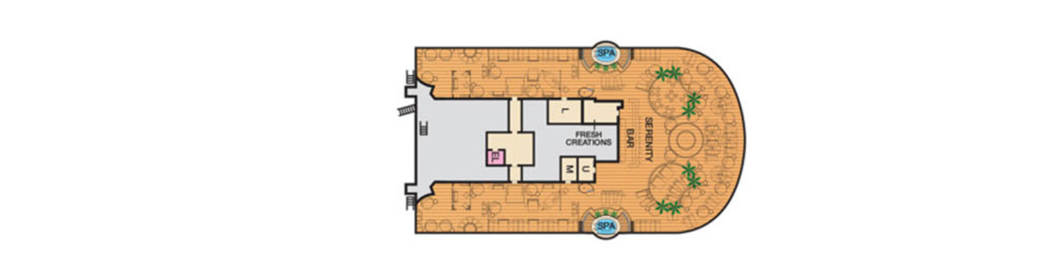 Carnival Vista deck 15 Serenity