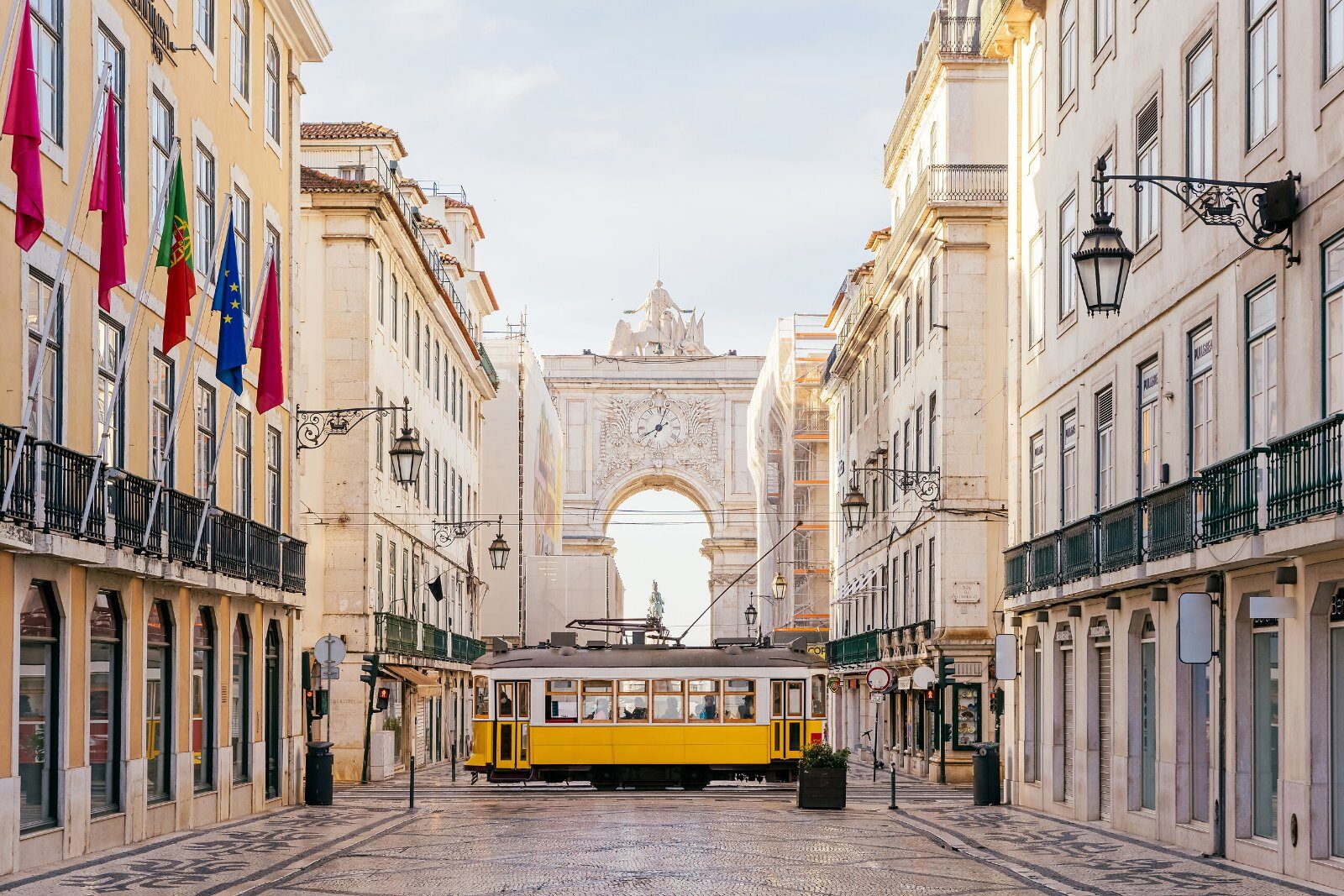 Arc de la rue Augusta à Lisbonne