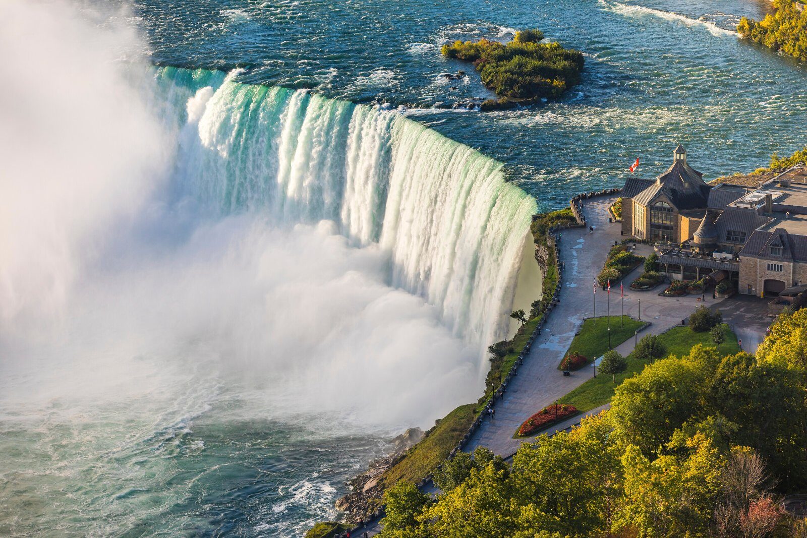 Les chutes du Niagara vues d