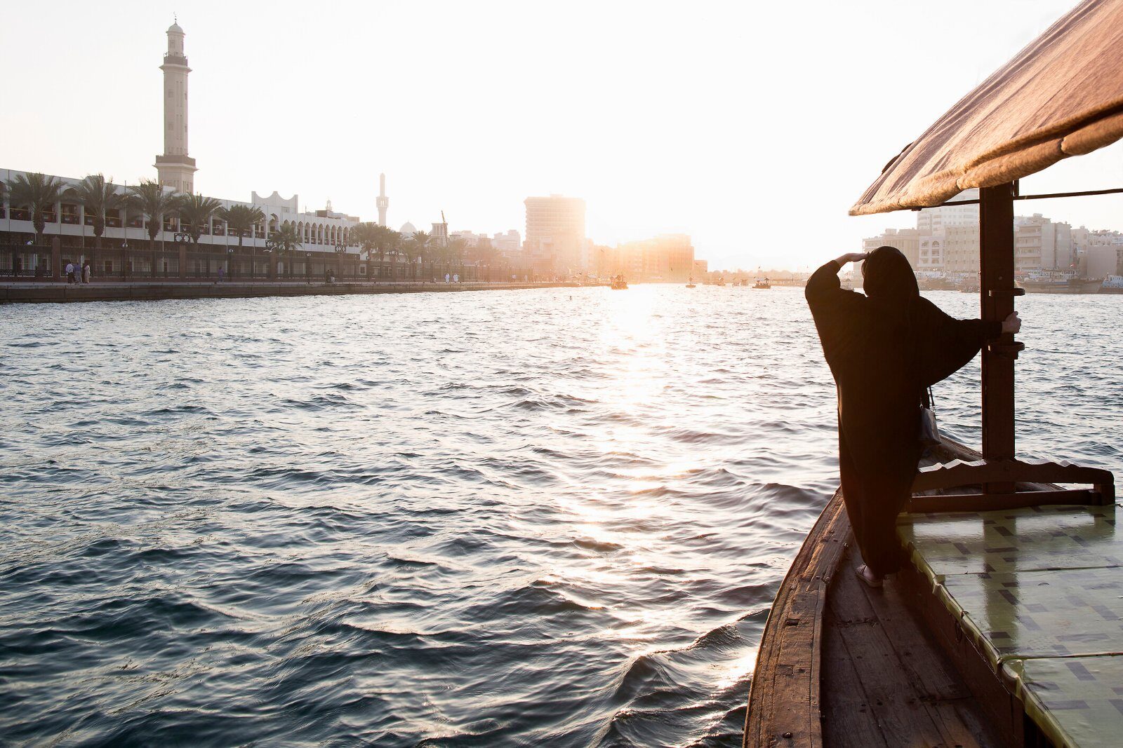Abra traditionnelle sur la crique de Dubaï