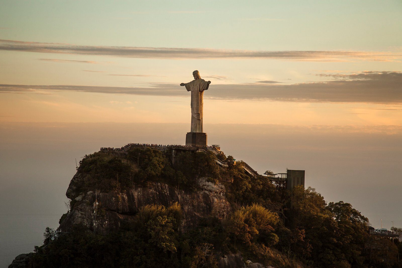 Le Christ Rédempteur au sommet du Corcovado, à Rio