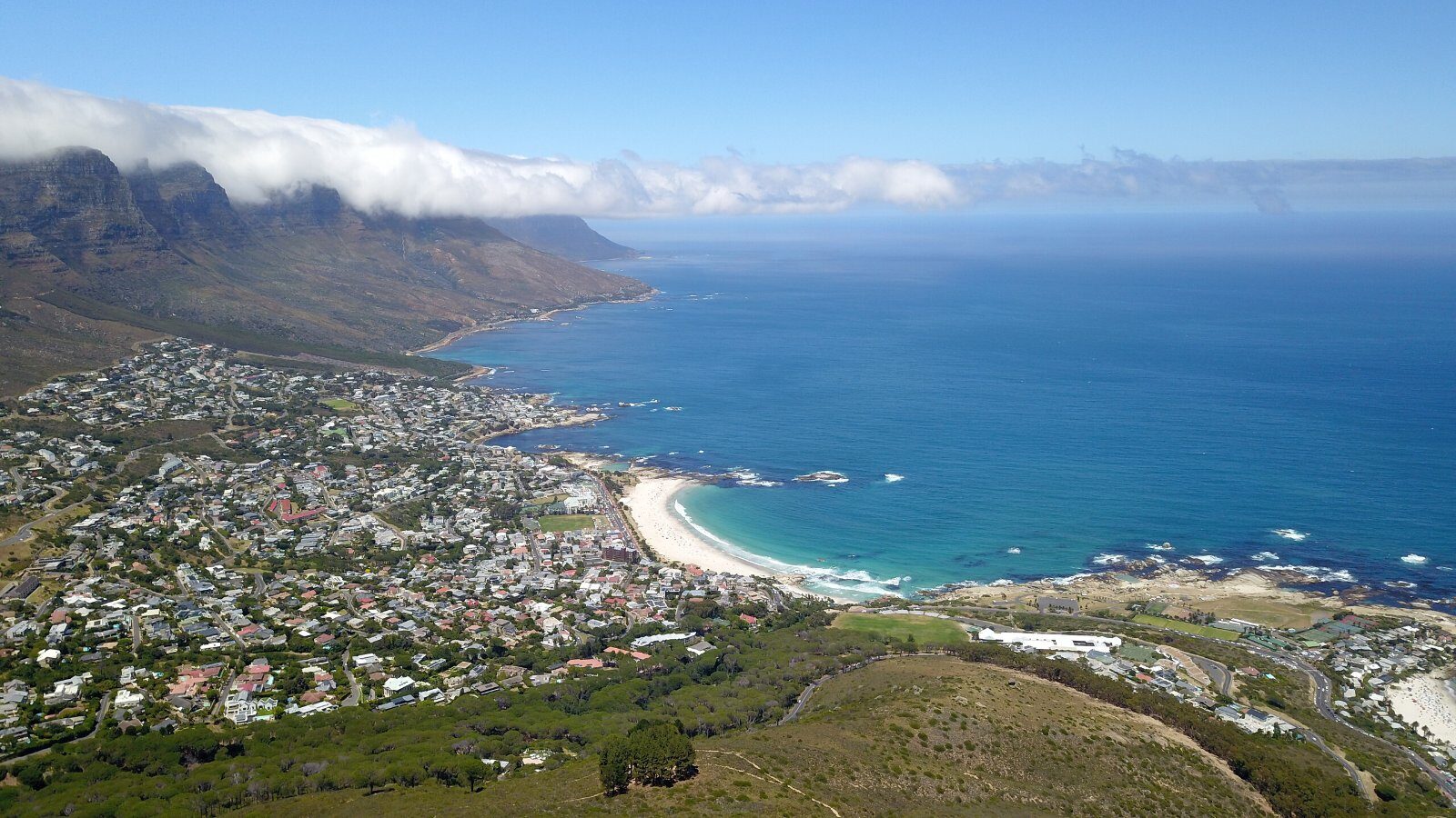 Plages et montagnes du Cap, en Afrique du Sud