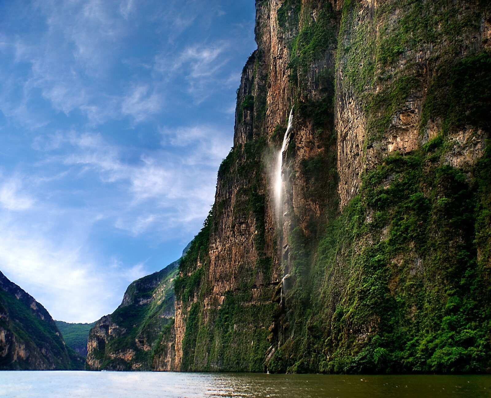 Falaises du canyon du Sumidero, au Chiapas