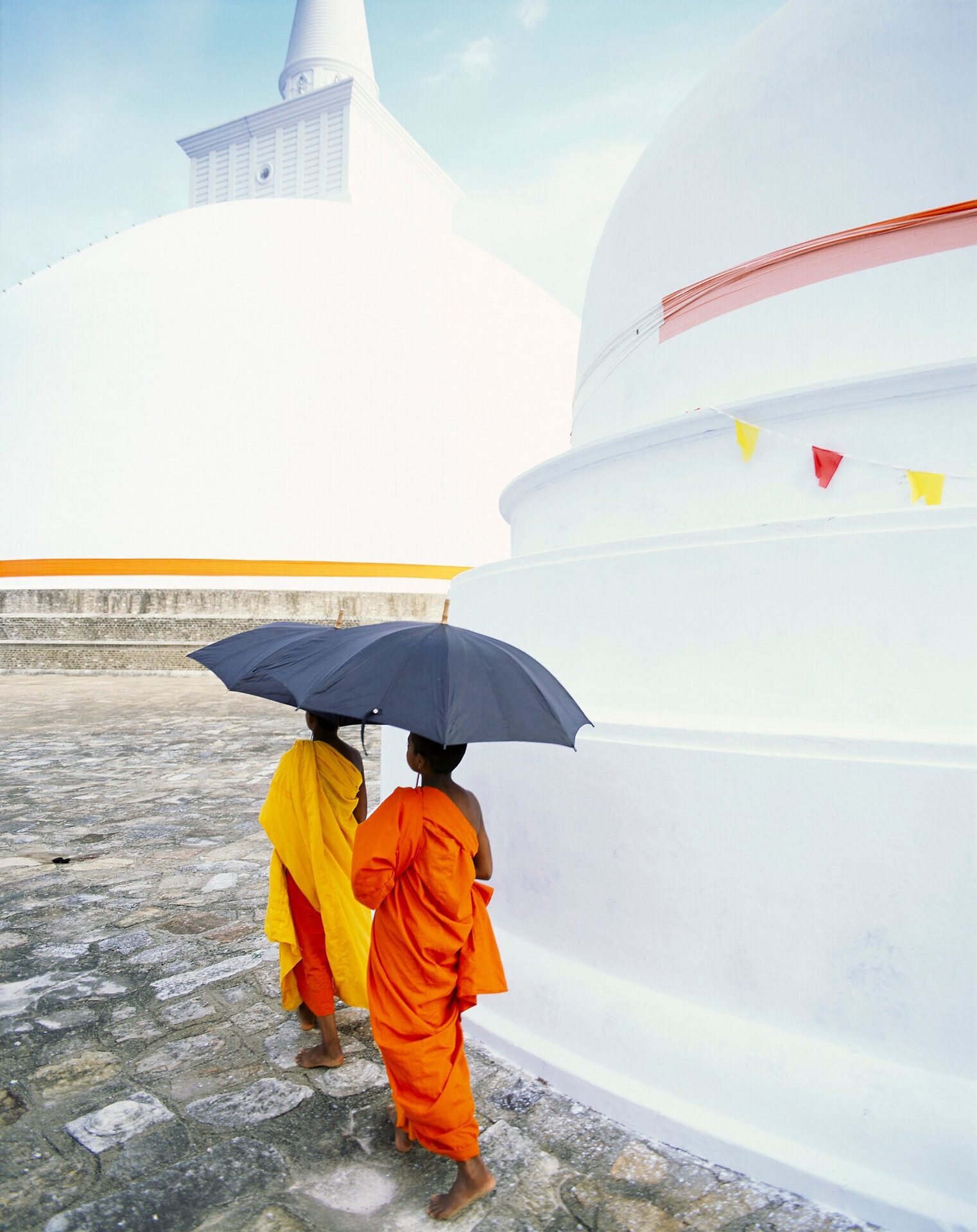 Stupa blanc d