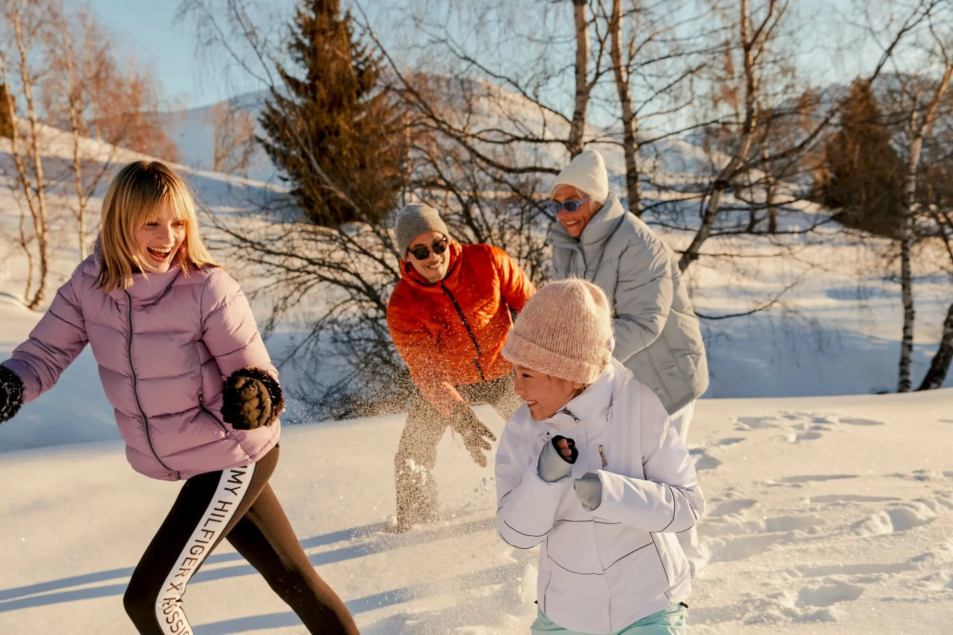 Famille au Club Med Alpes Françaises La Plagne 2100, France Famille au Club Med Alpes Françaises La Plagne 2100, France