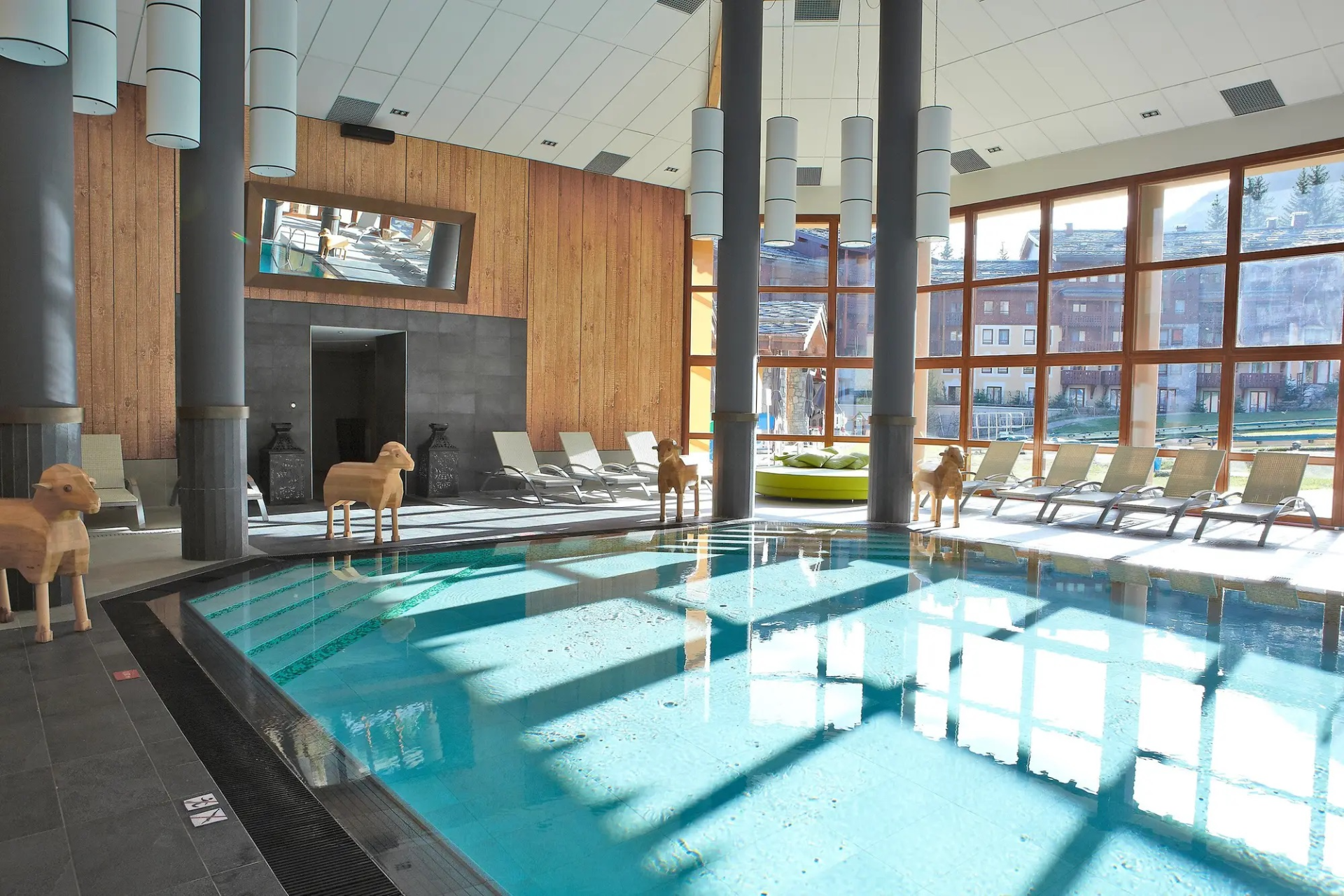Pool at Club Med Alpes Françaises Valmorel, France Pool at Club Med Alpes Françaises Valmorel, France