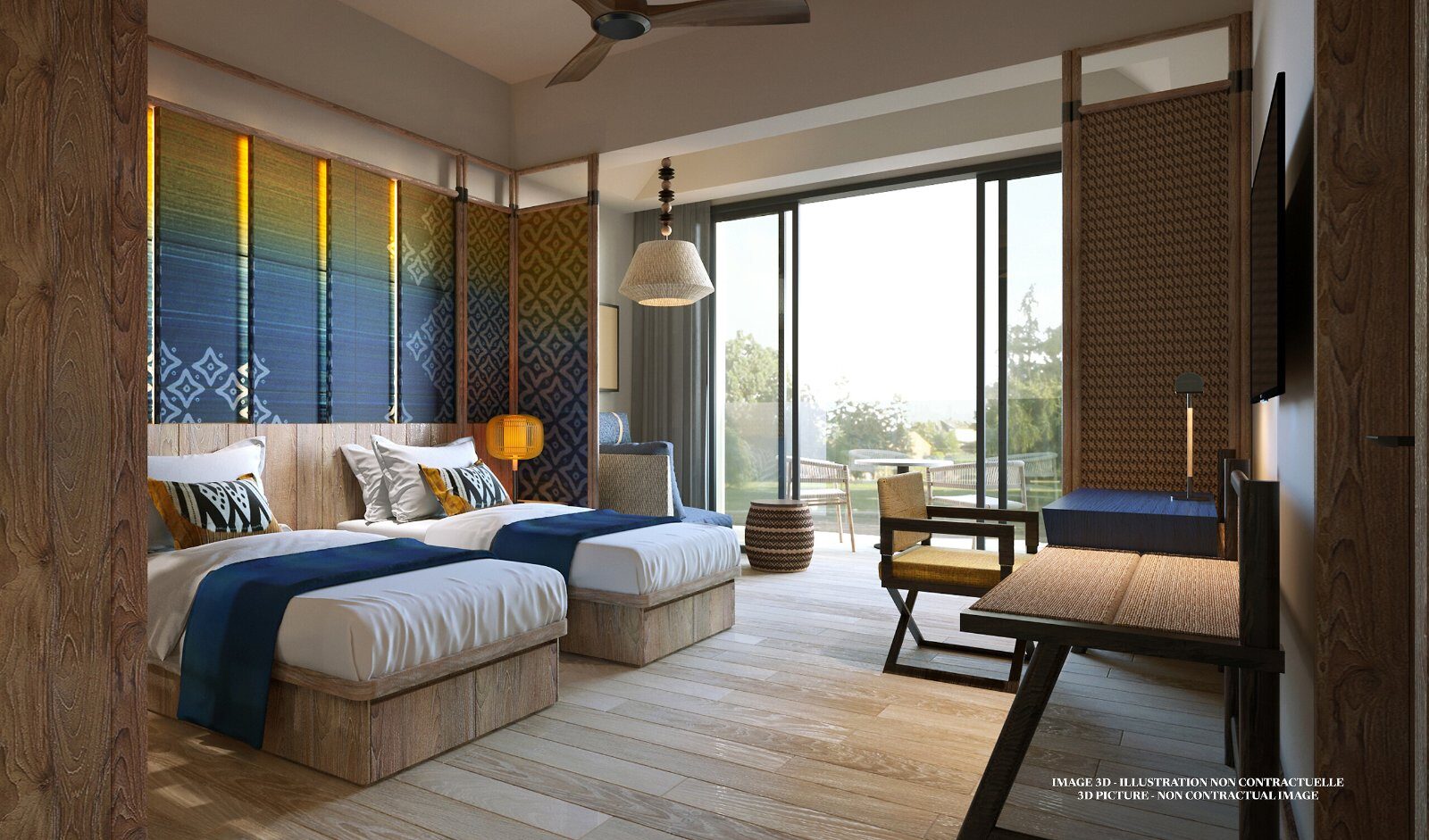 Room at the new Club Med Borneo