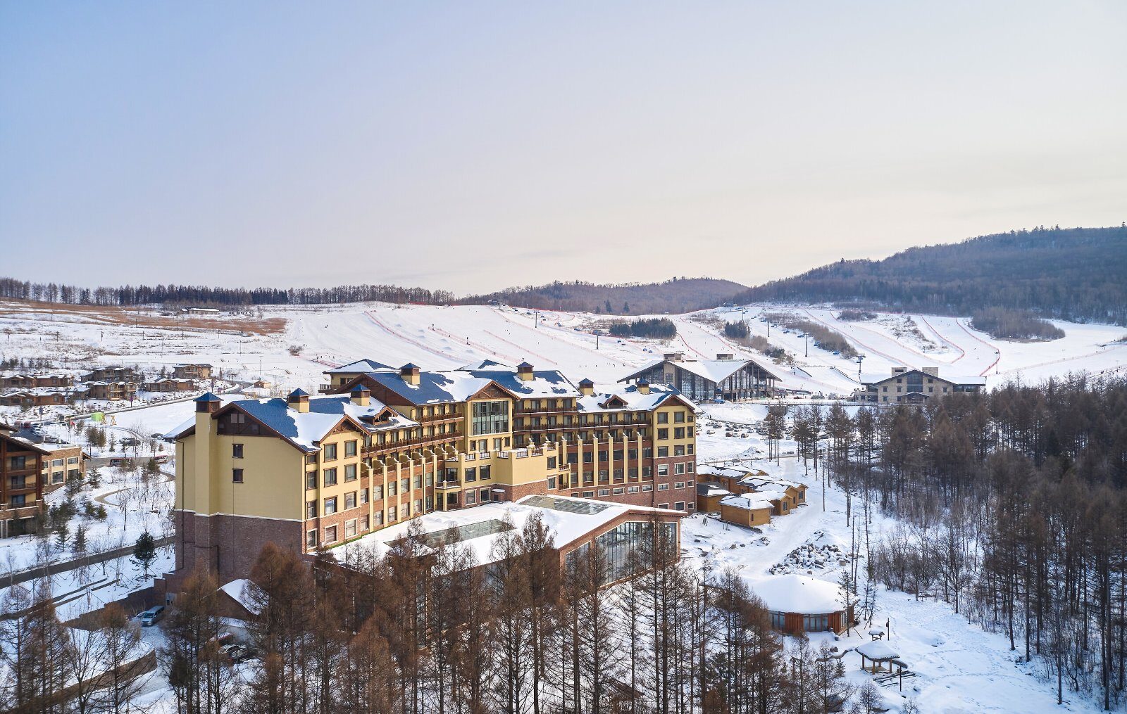 Le Club Med Changbaishan sous la neige