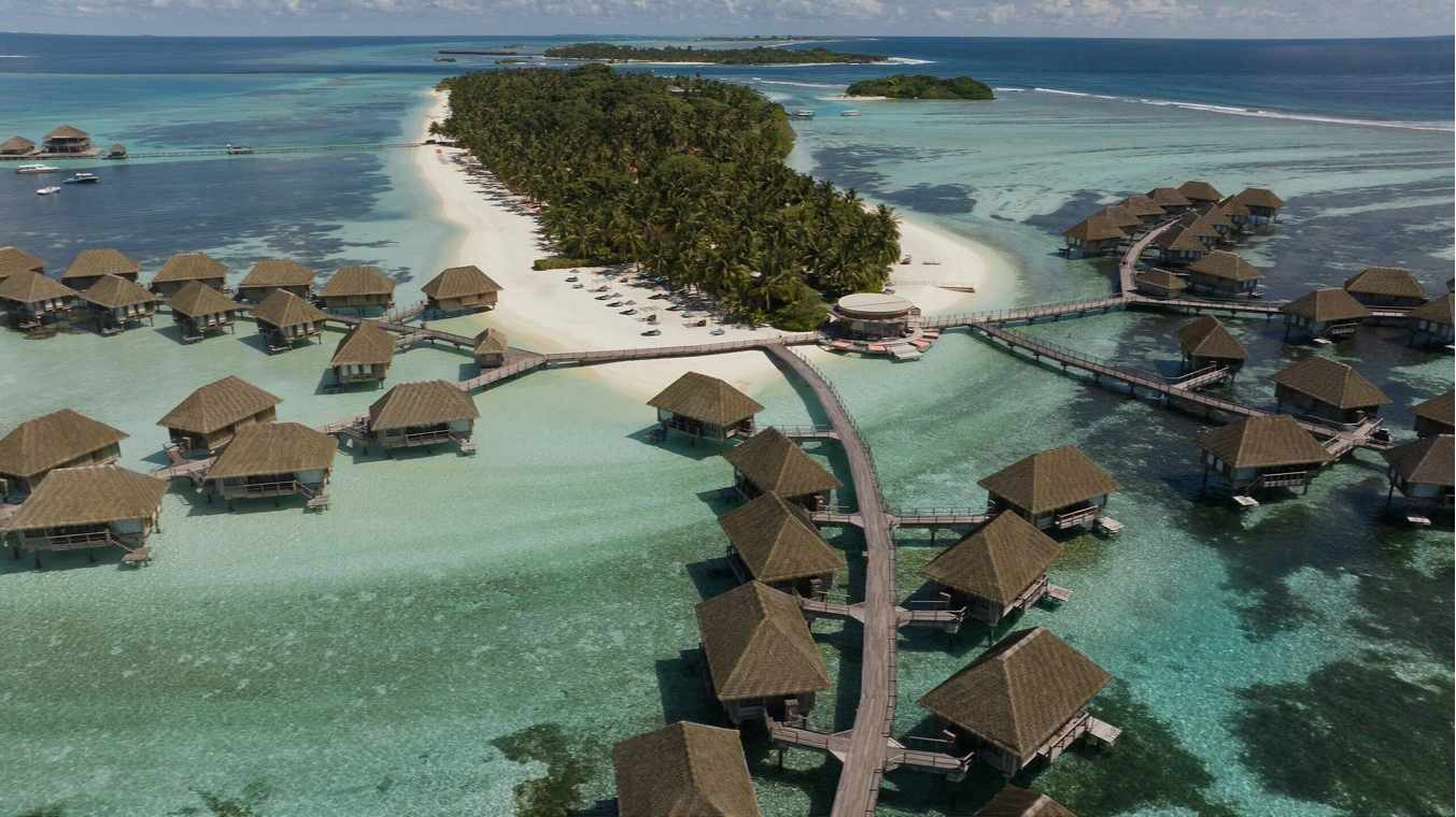 Club Med Kani in Maldives aerial view