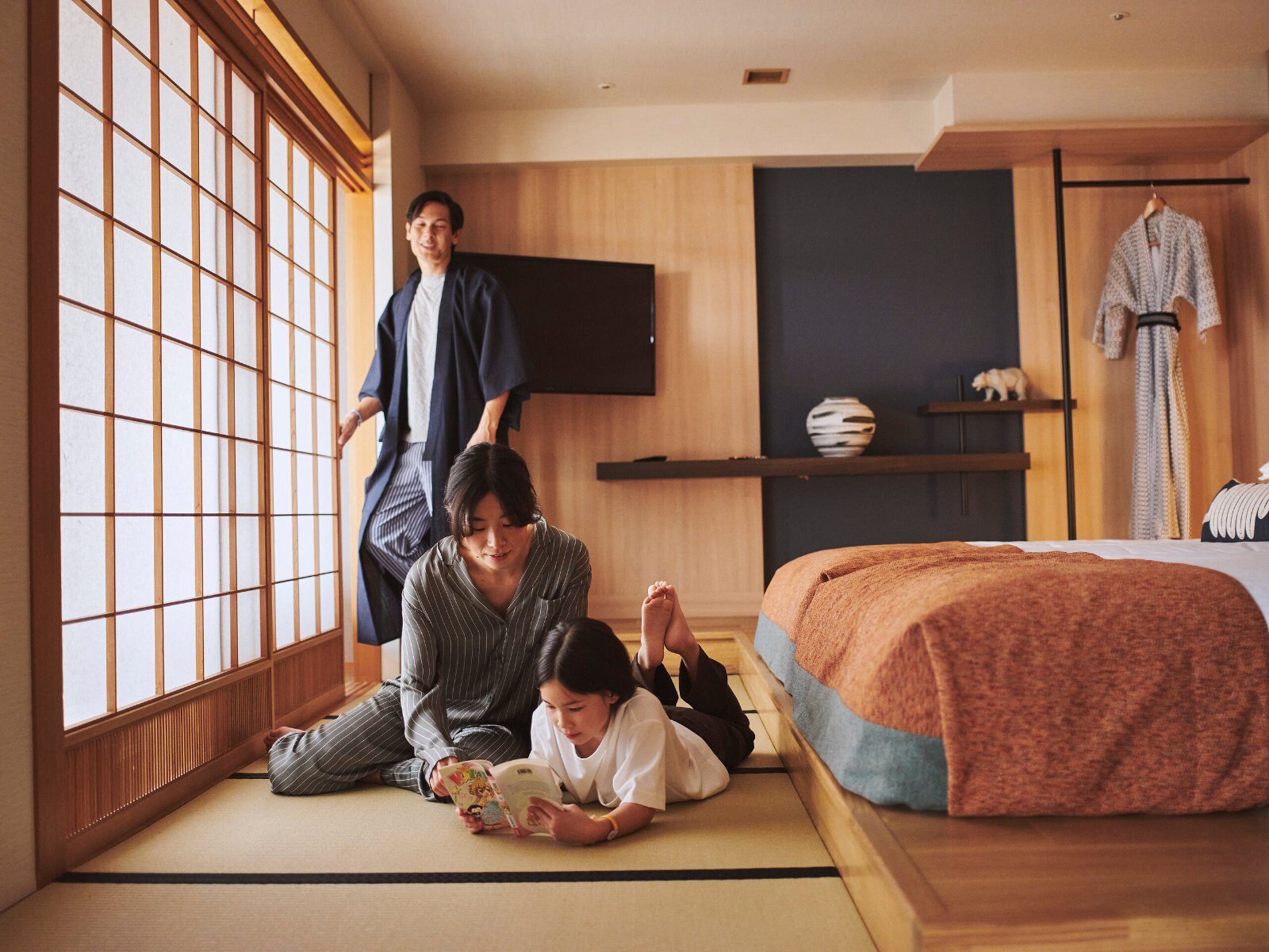 Chambre familiale de style japonais au Club Med Kiroro Grand