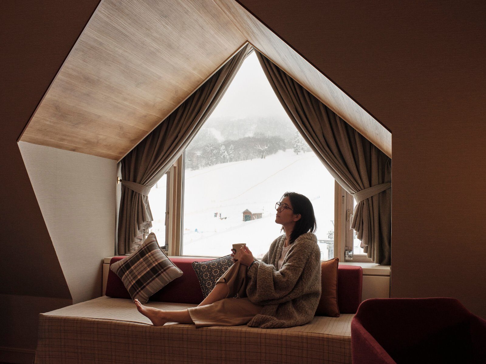 Suite with a snow view at Club Med Kiroro Peak