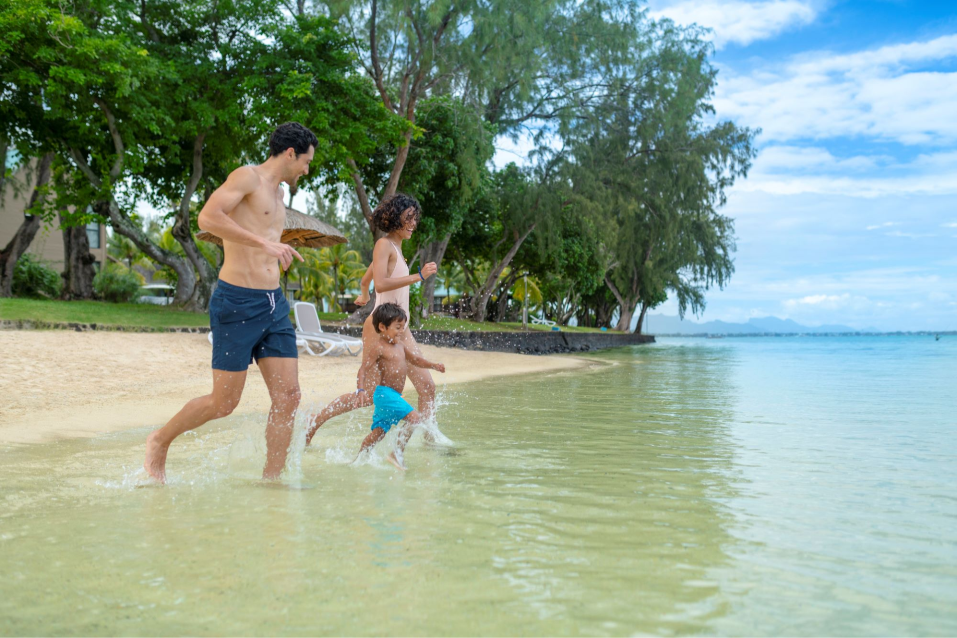 Beach at Club Med La Pointe aux Canonniers, Mauricius Beach at Club Med La Pointe aux Canonniers, Mauricius
