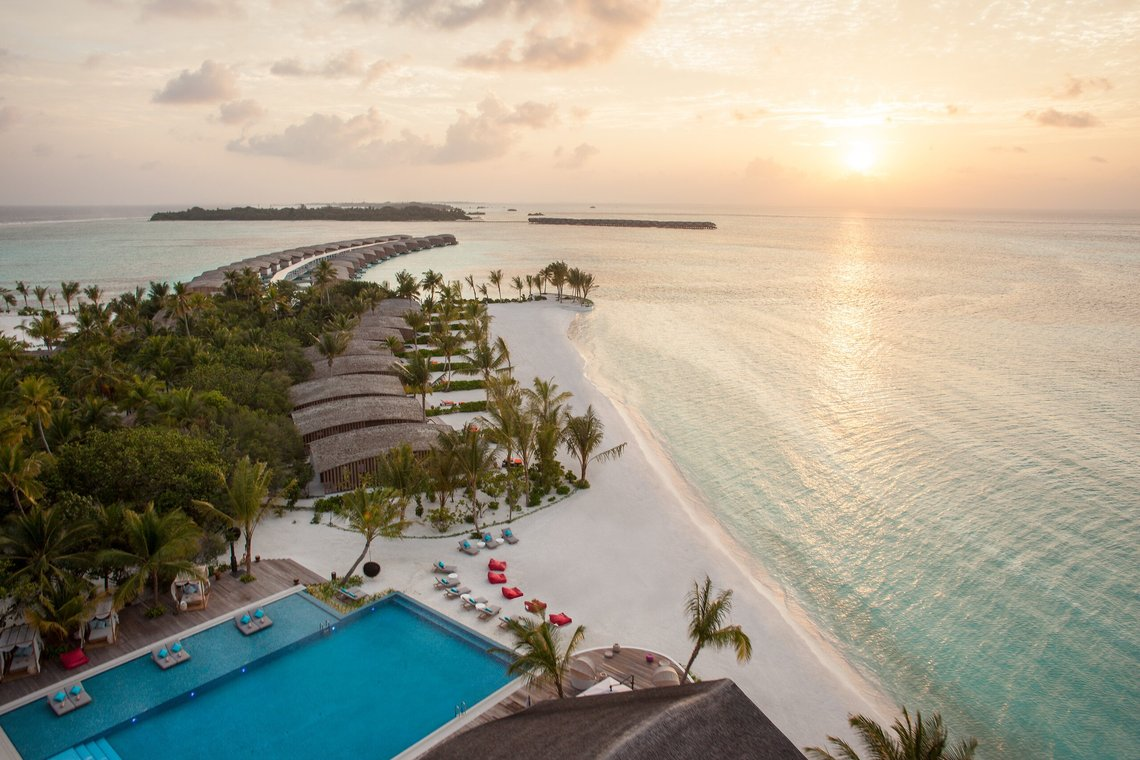 Club Med Finolhu Villas in Maldives Aerial View