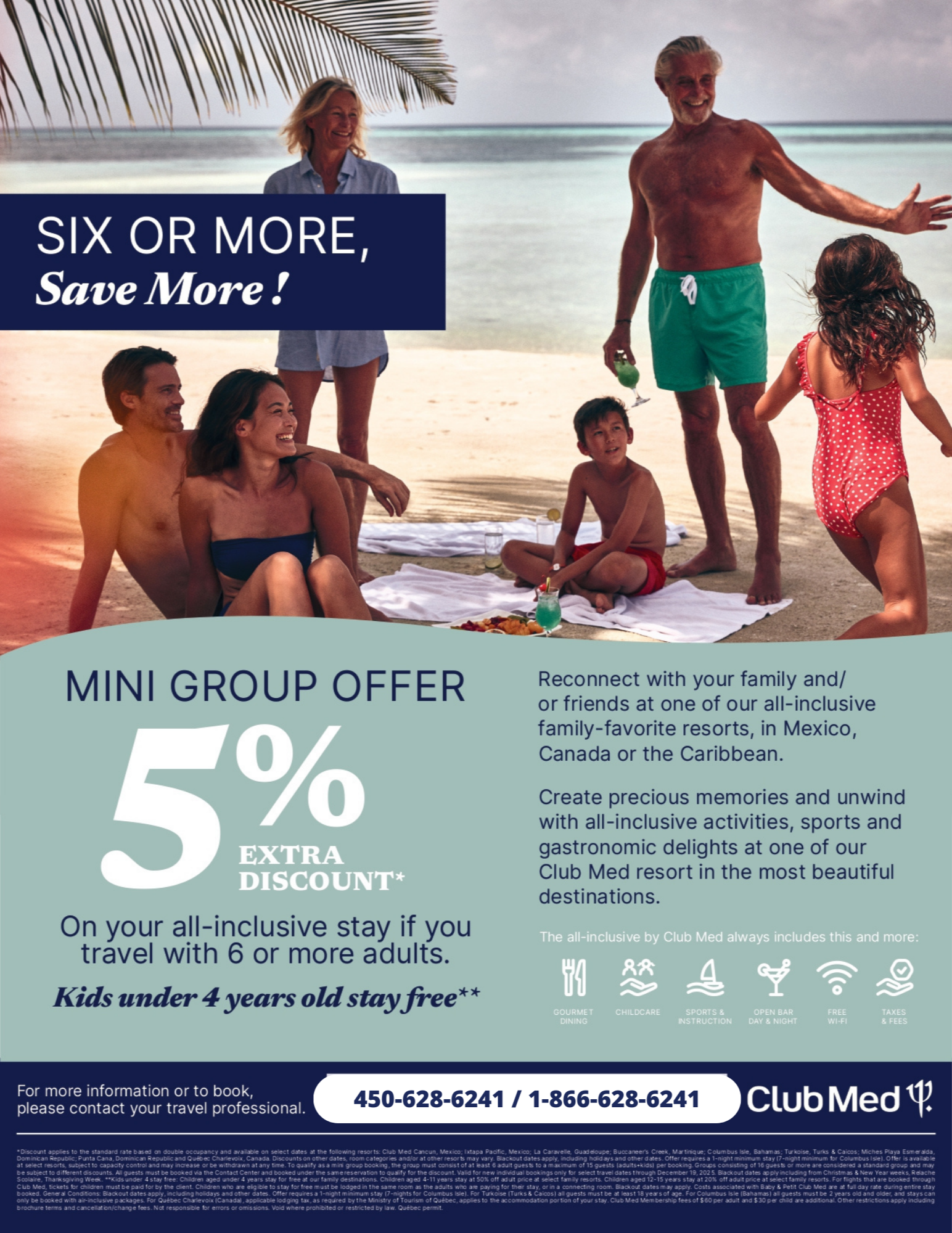 Club Med Promotions Mini Group Offer with Voyages Aqua Terra