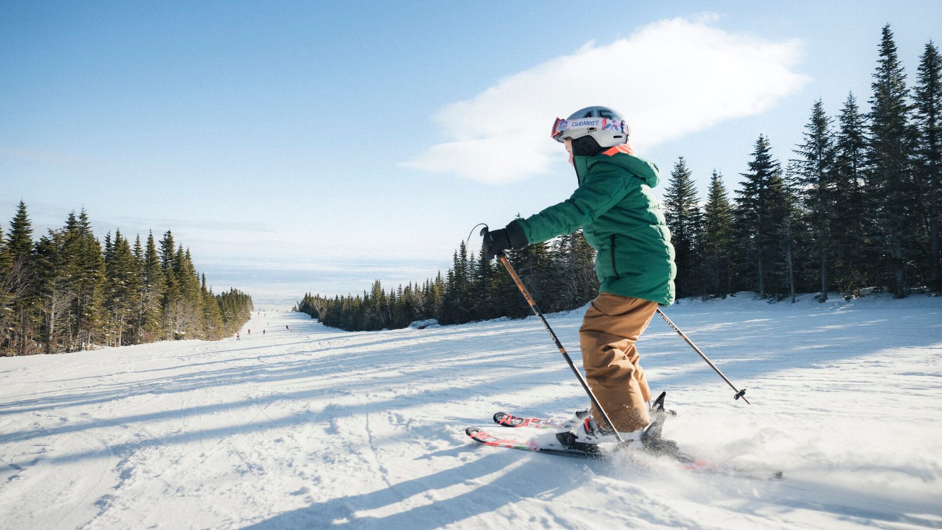 Cours de ski pour enfants au Club Med Québec Charlevoix