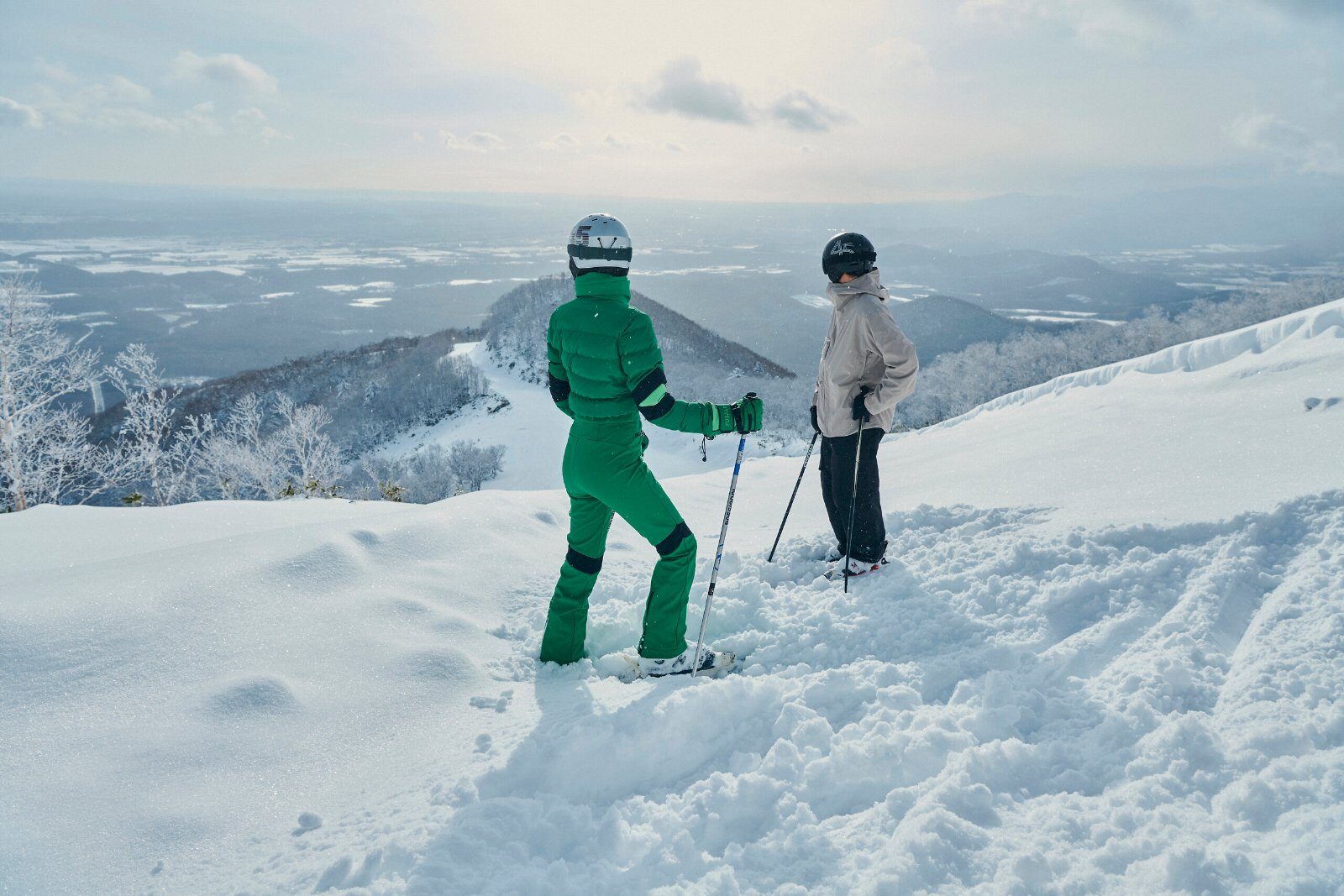 Snowy slopes of Sahoro, Hokkaido