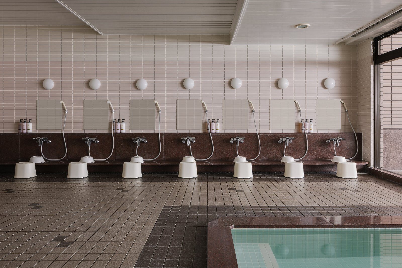 Japanese bath at Club Med Sahoro Hokkaido