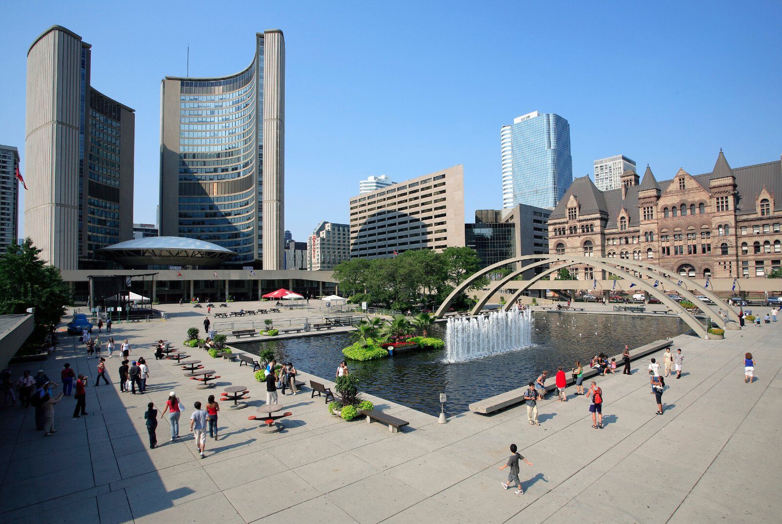 Nathan Phillips Square and Toronto City Hall