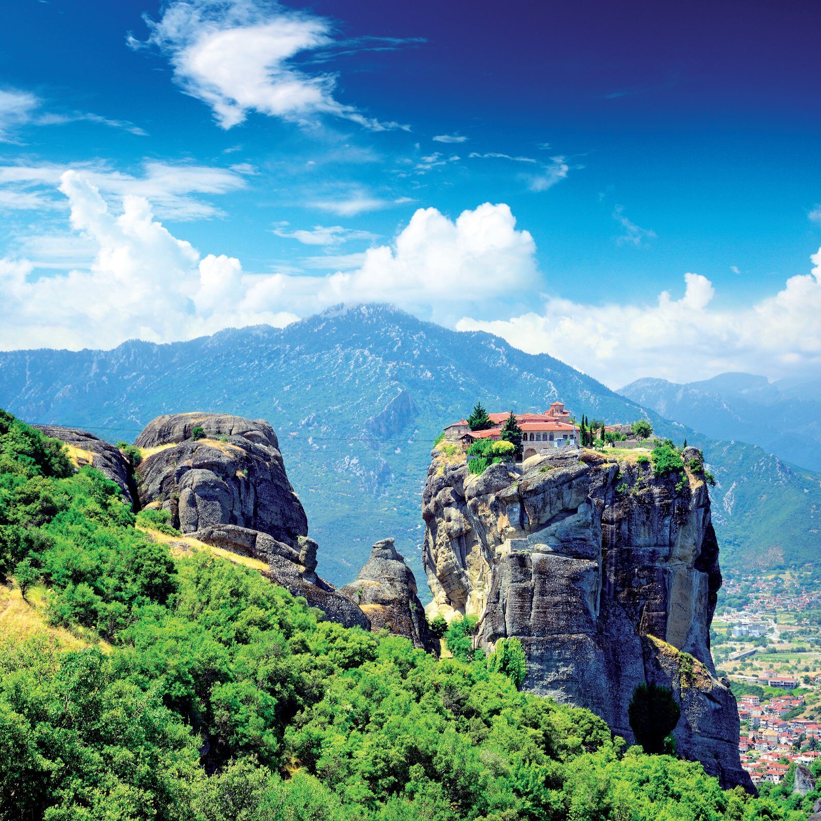 Clifftop monasteries of the Meteora