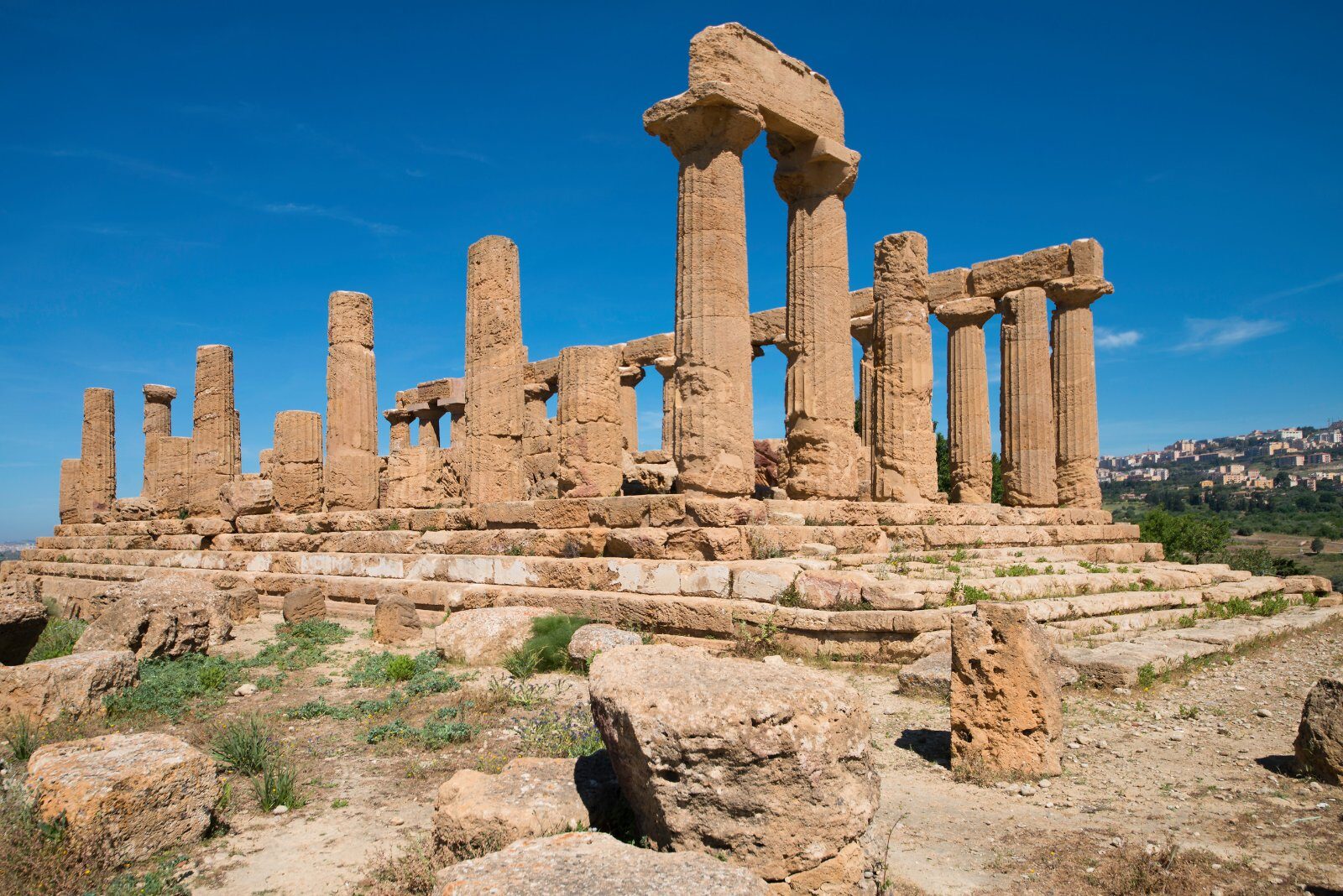 Greek temple in the Valley of the Temples, Agrigento