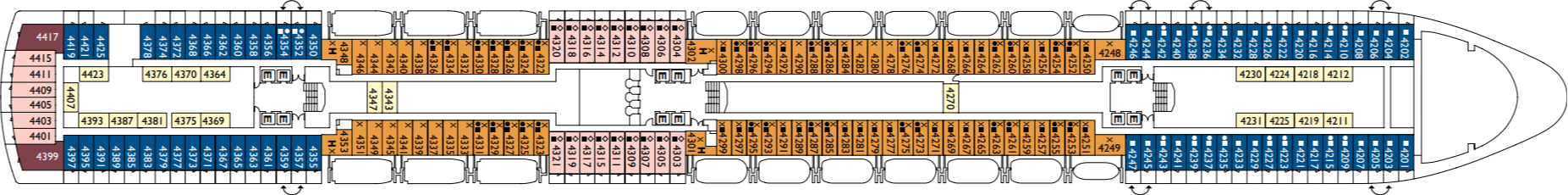 Costa Cruises Costa Deliziosa Pont 4