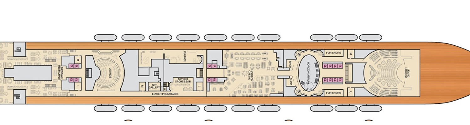 Carnival Horizon pont 4 Mezzanine
