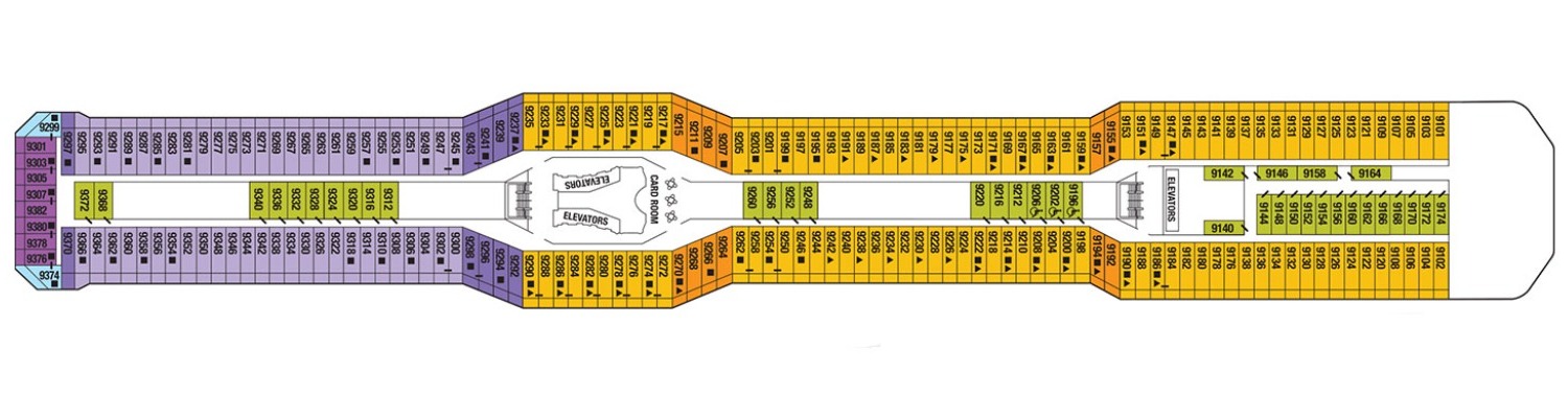Celebrity Equinox pont 9 Panorama