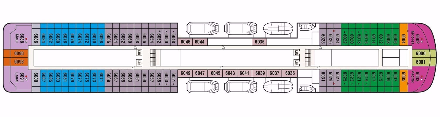 Pacific Princess pont 6 Six