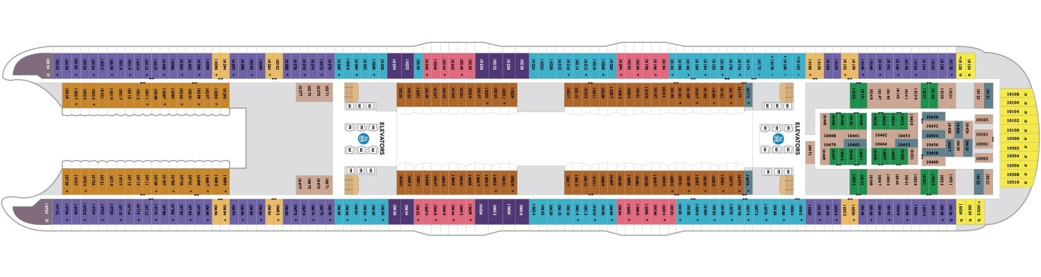 Utopia of the Seas deck 10