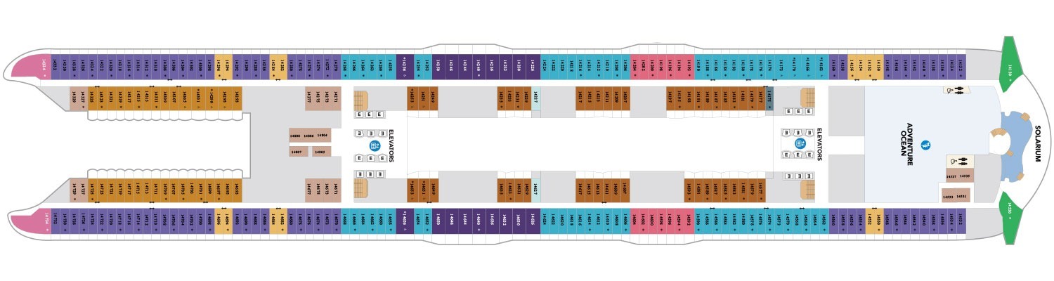 Utopia of the Seas deck 14