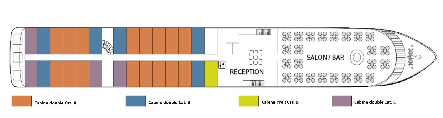 CroisiEurope MS Belle de Cadix Pont 2