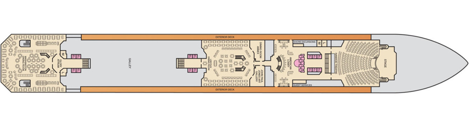 Carnival Valor deck 3 Lobby