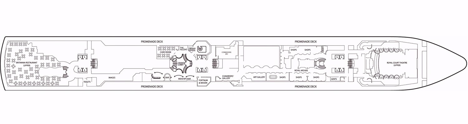 Queen Elizabeth deck 3