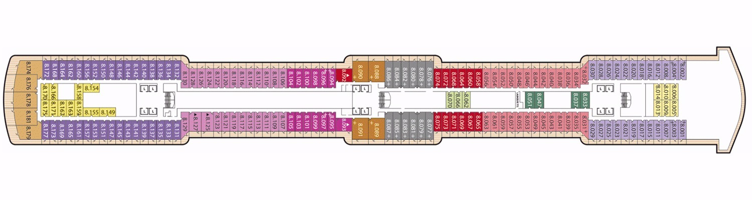Queen Elizabeth deck 8