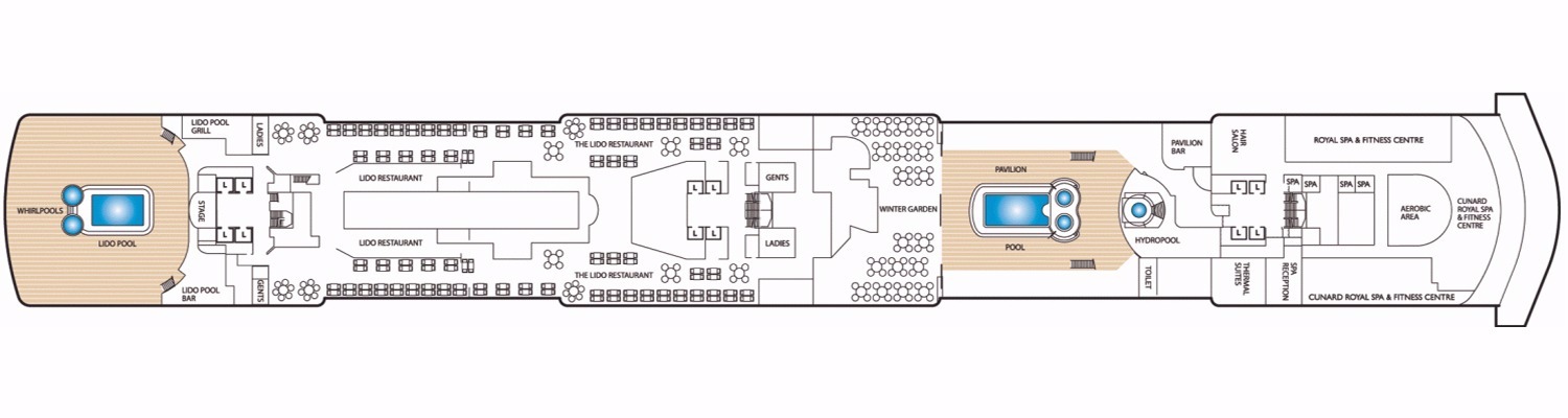 Queen Elizabeth deck 9