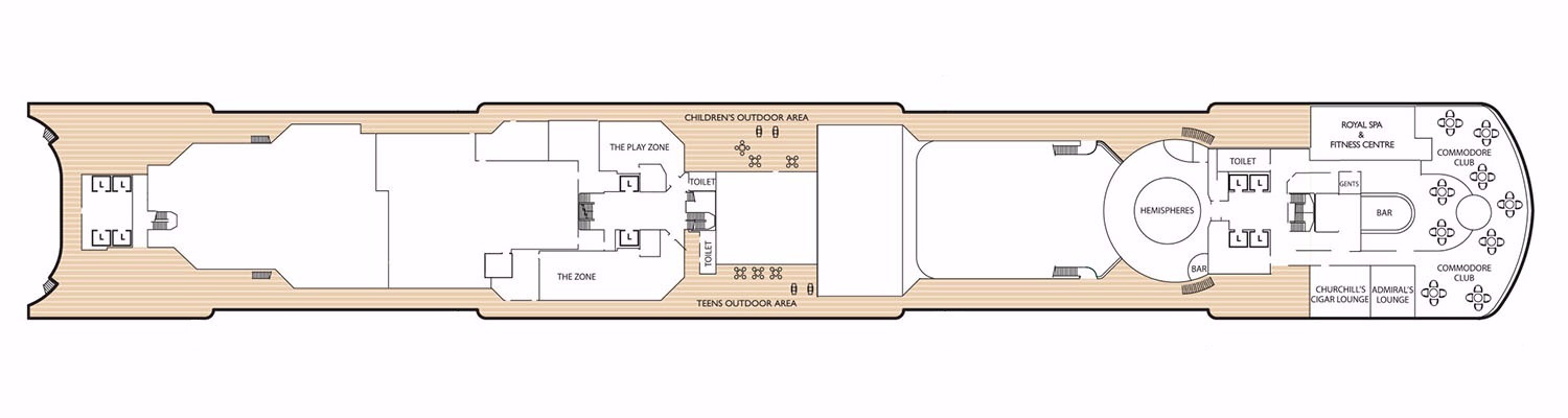 Queen Victoria deck 10