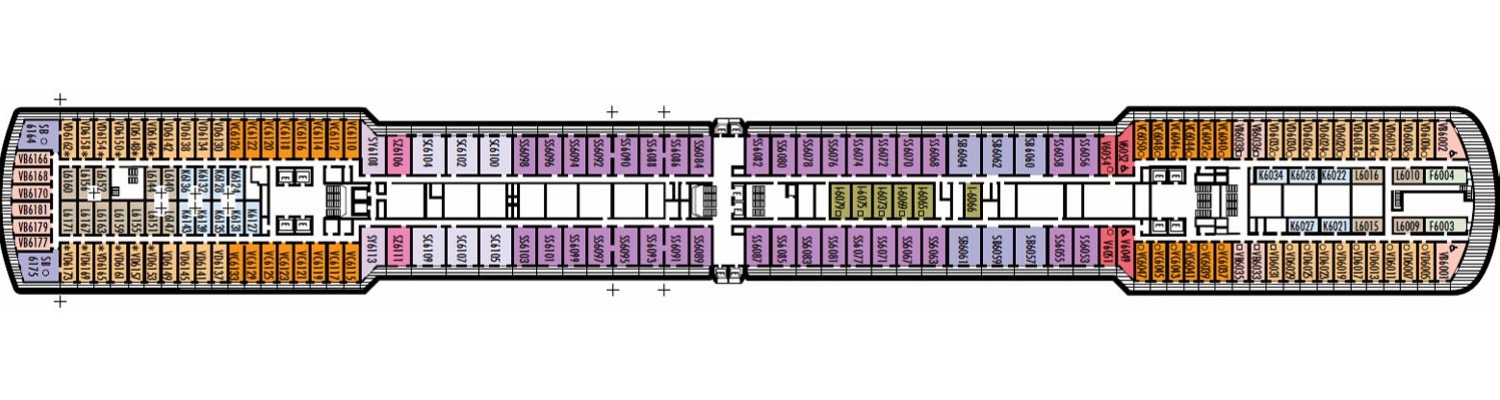 ms Nieuw Amsterdam deck 6 Upper Verandah
