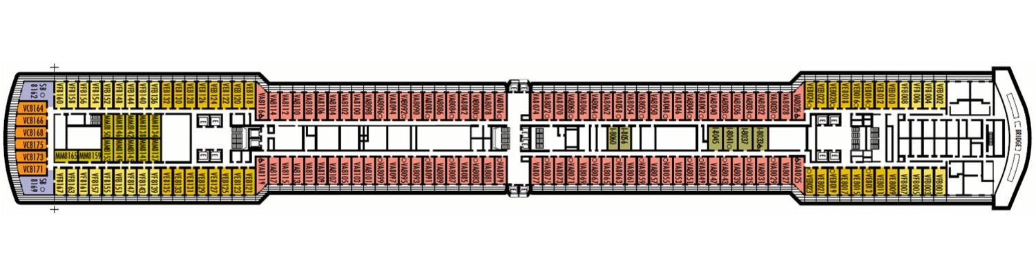 ms Nieuw Amsterdam deck 8 Navigation