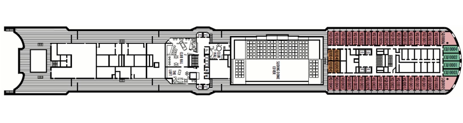 ms Nieuw Amsterdam deck 10 Panorama