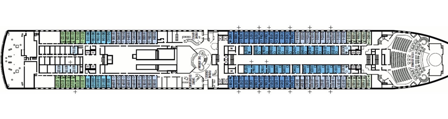 ms Noordam deck 1 Main