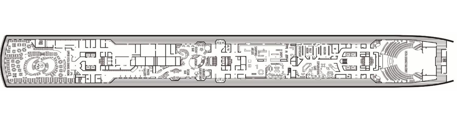 ms Noordam deck 3 Promenade