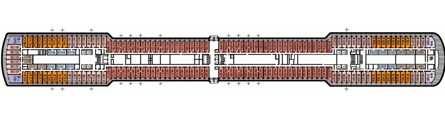 ms Noordam deck 5 Verandah